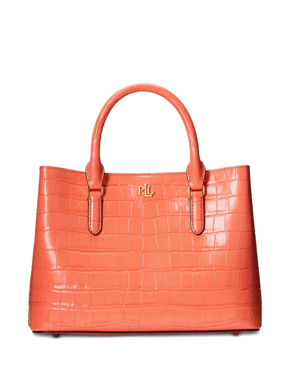 Lauren Ralph Lauren top-handle tote bag - Arancione
