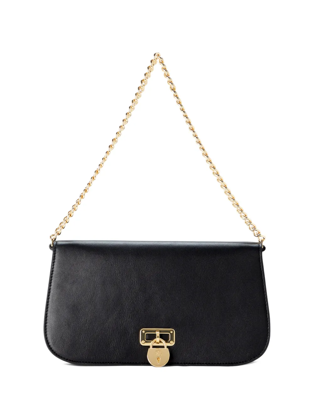 Polo Ralph Lauren small Tanner padlock-detail shoulder bag - Nero