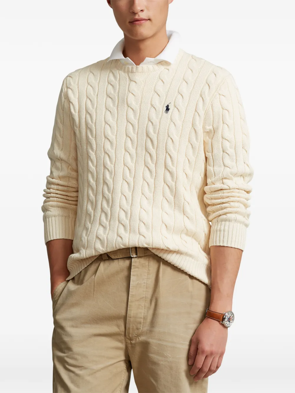 Polo Ralph Lauren Trui met ronde hals Beige