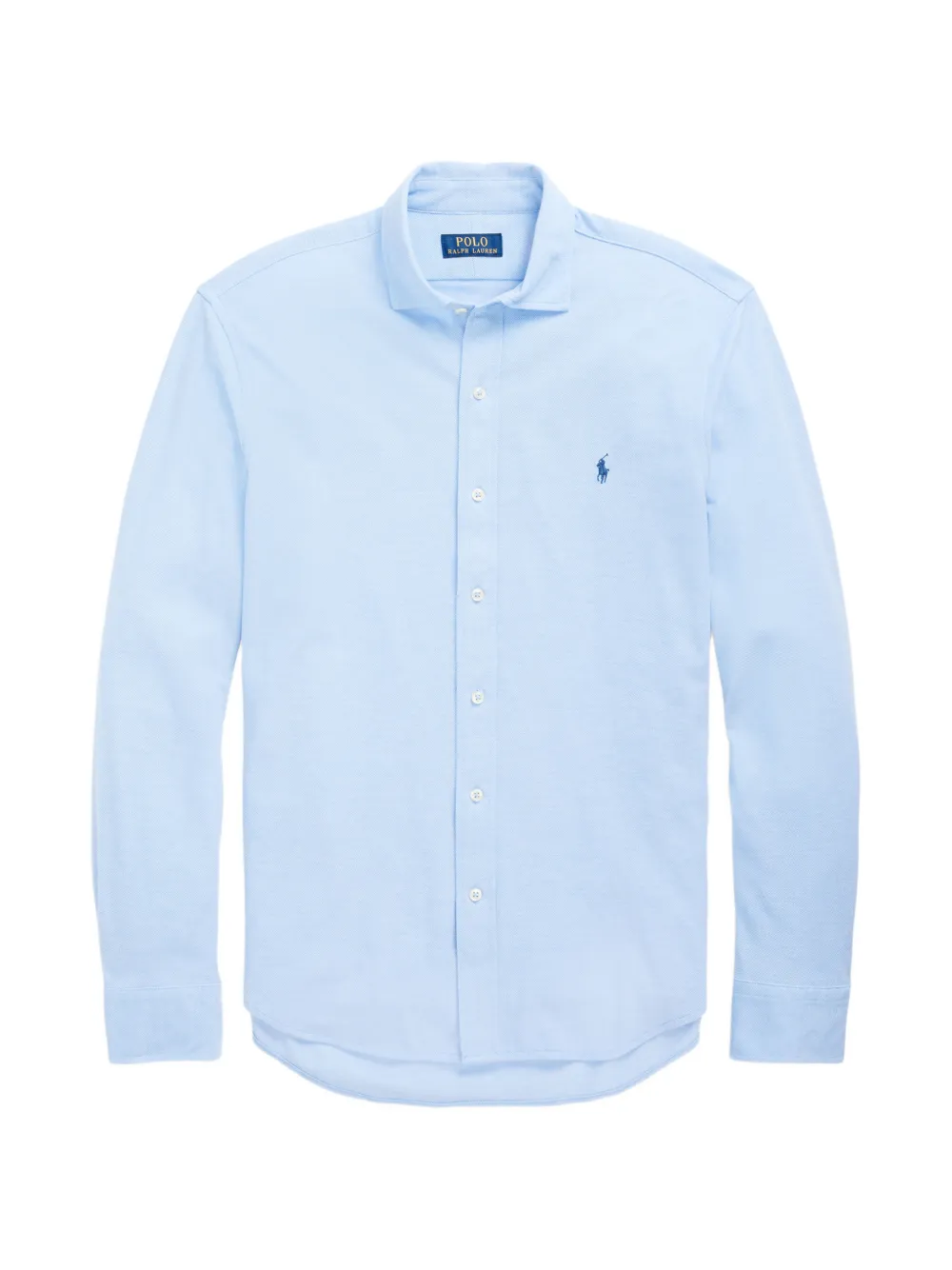 Polo Ralph Lauren logo-embroidered shirt - Blau
