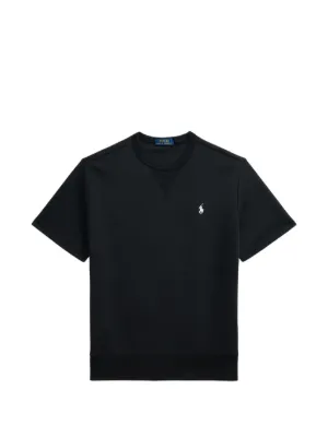 Polo Ralph Lauren crew-neck Knitted T-shirt | Black | FARFETCH