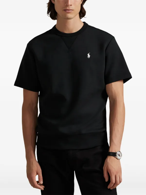 Polo Ralph Lauren クルーネック ニットTシャツ | ブラック | FARFETCH JP