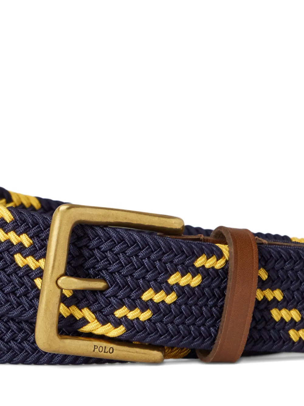 Polo Ralph Lauren Geweven gespriem Blauw