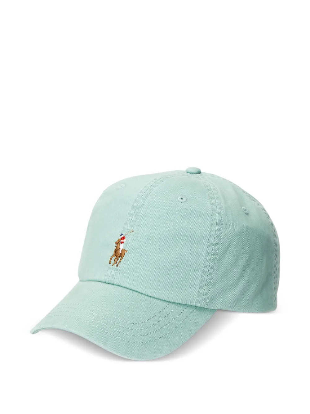 Polo Ralph Lauren logo-embroidered buckle-strap cap - Verde