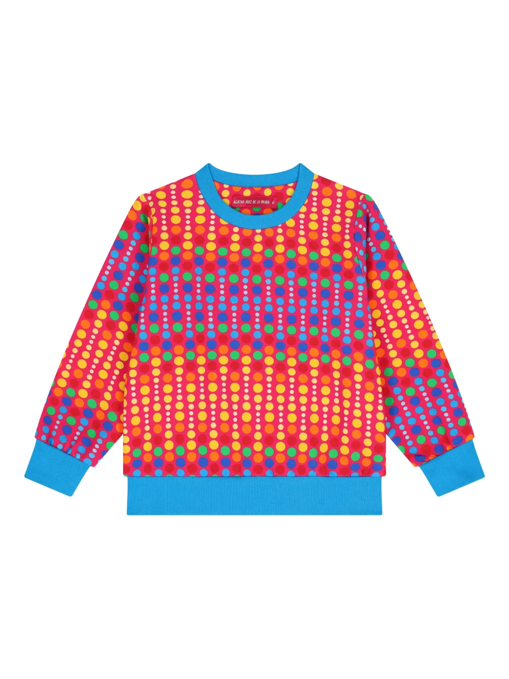 AGATHA RUIZ DE LA PRADA polka dot sweatshirt - Rosso