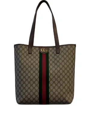 Gucci GGパターン ウェブ ハンドバッグ | ブラック | FARFETCH JP