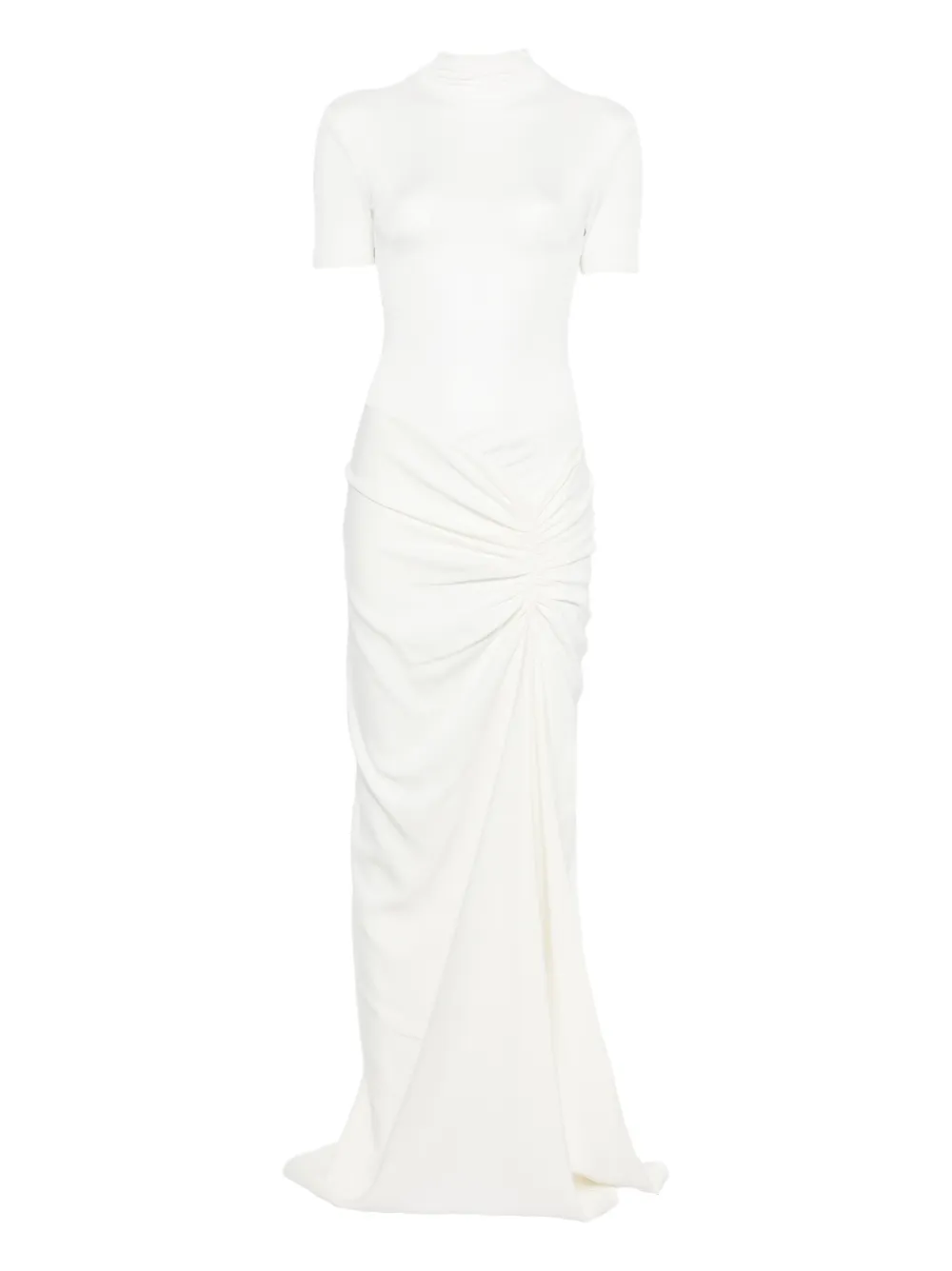Christopher Esber Fusion draped mock-neck maxi dress | White | Image 1