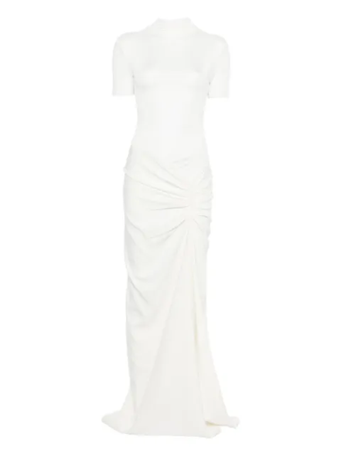 Christopher Esber Fusion draped mock-neck maxi dress