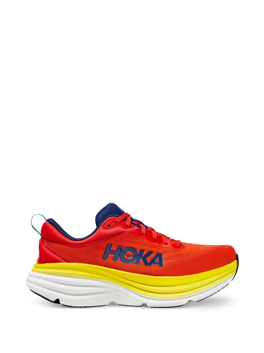 HOKA One Bondi 8 "Red Alert/Flame" sneakers - Rosso