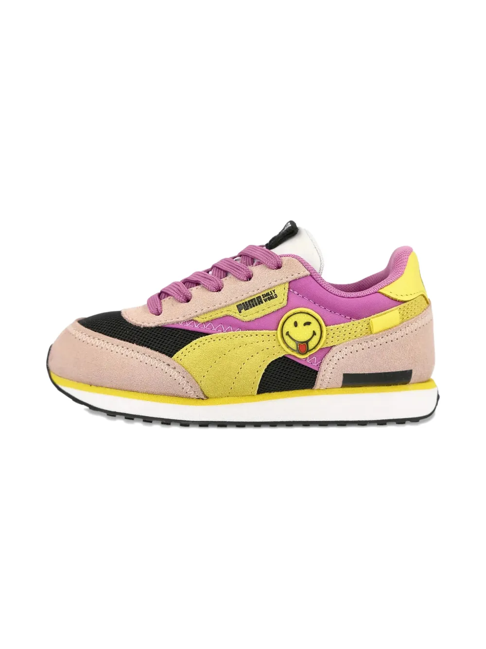 Puma Kids x SmileyWorld Future Rider sneakers Roze