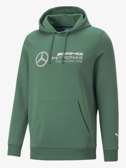 PUMA playera con capucha y logo estampado