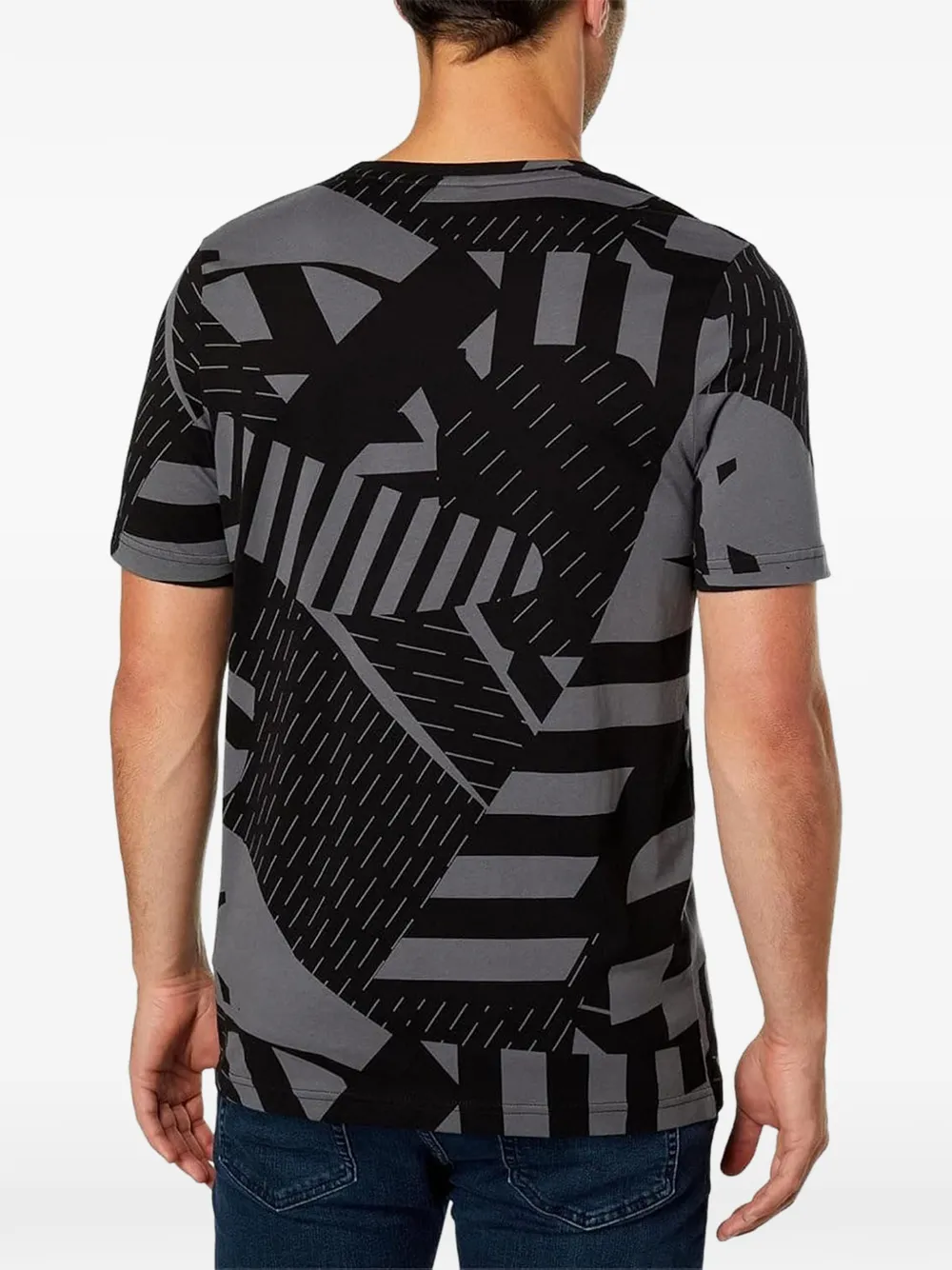 PUMA x BMW Motorsport patterned T-shirt - Zwart