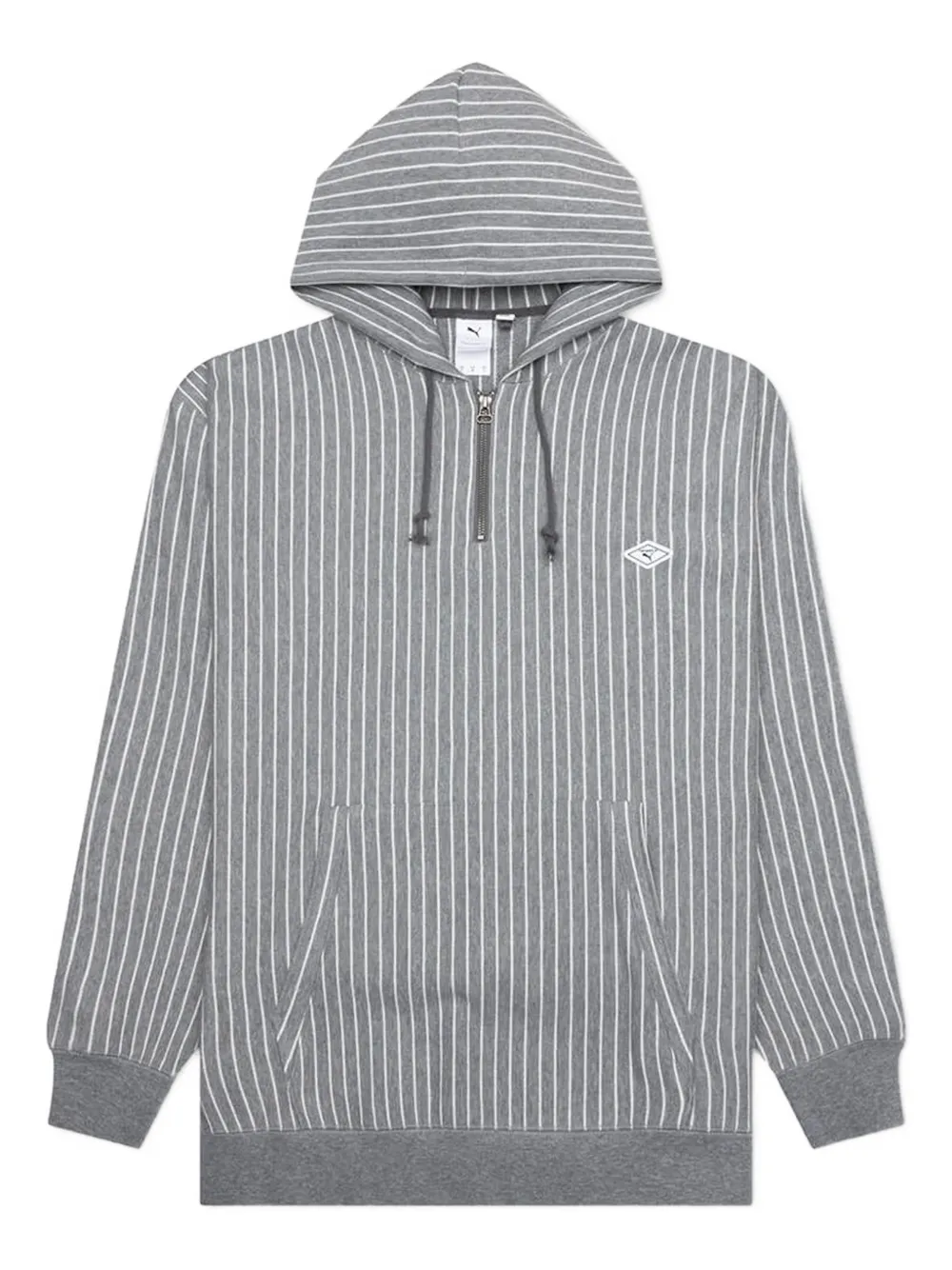 PUMA X Nanamica striped hoodie - Grigio