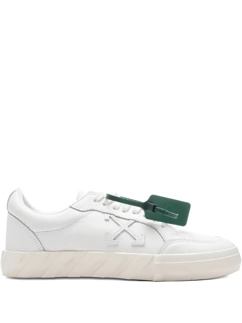 Off-White Vulcanized leren low-top sneakers Wit