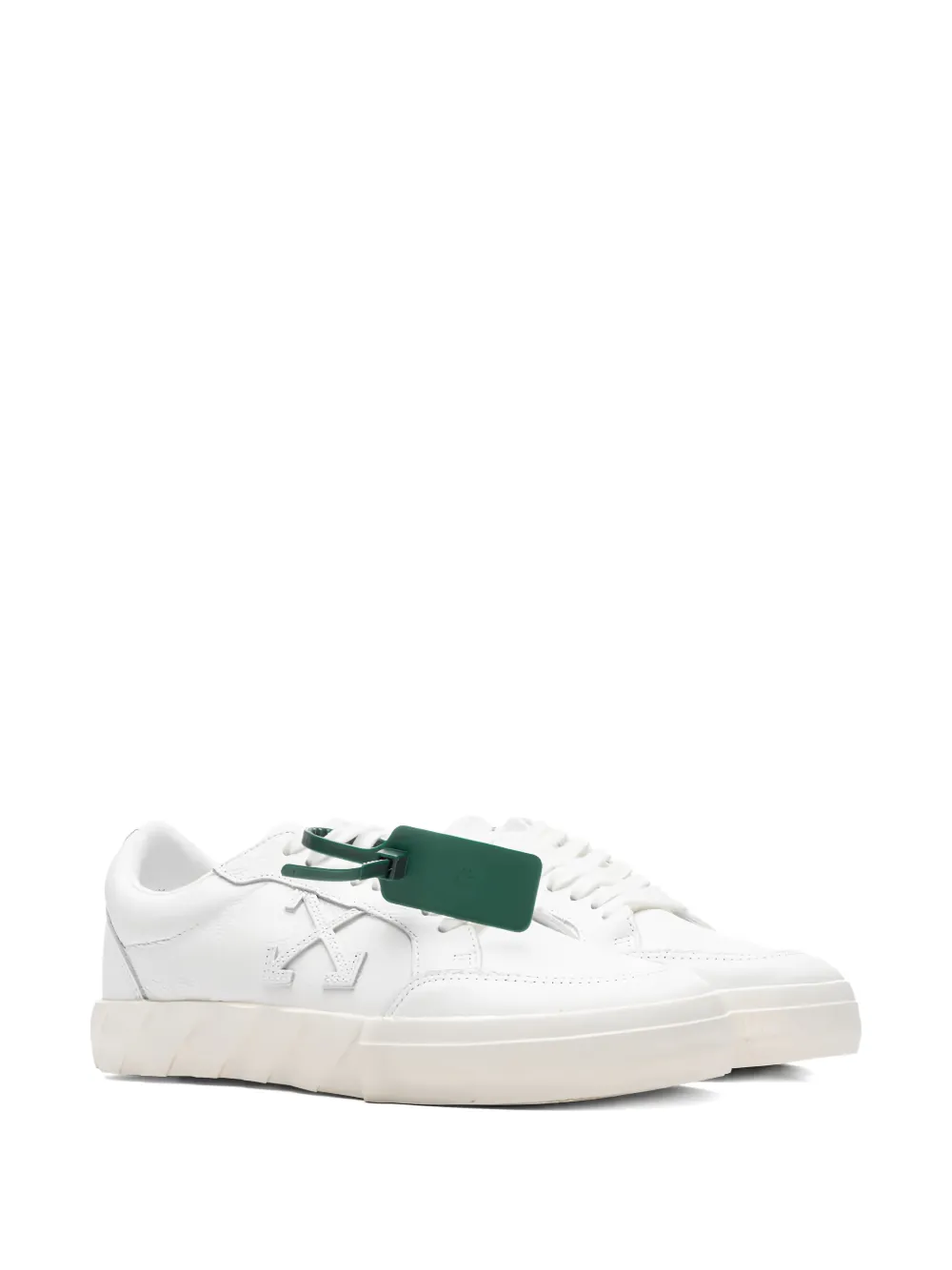 Off-White Vulcanized leren low-top sneakers Wit