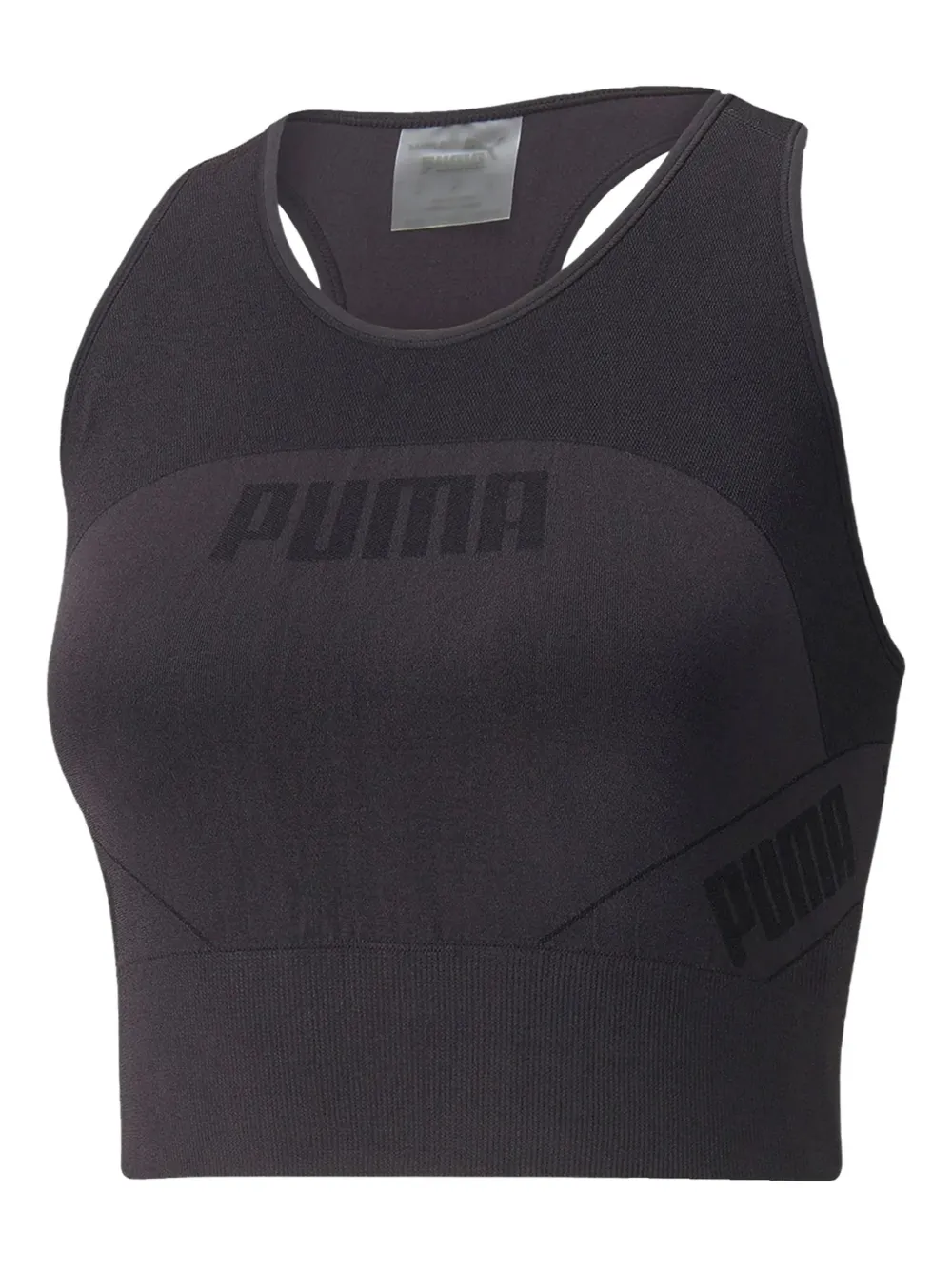 PUMA Evostripe Evoknit crop top - Nero