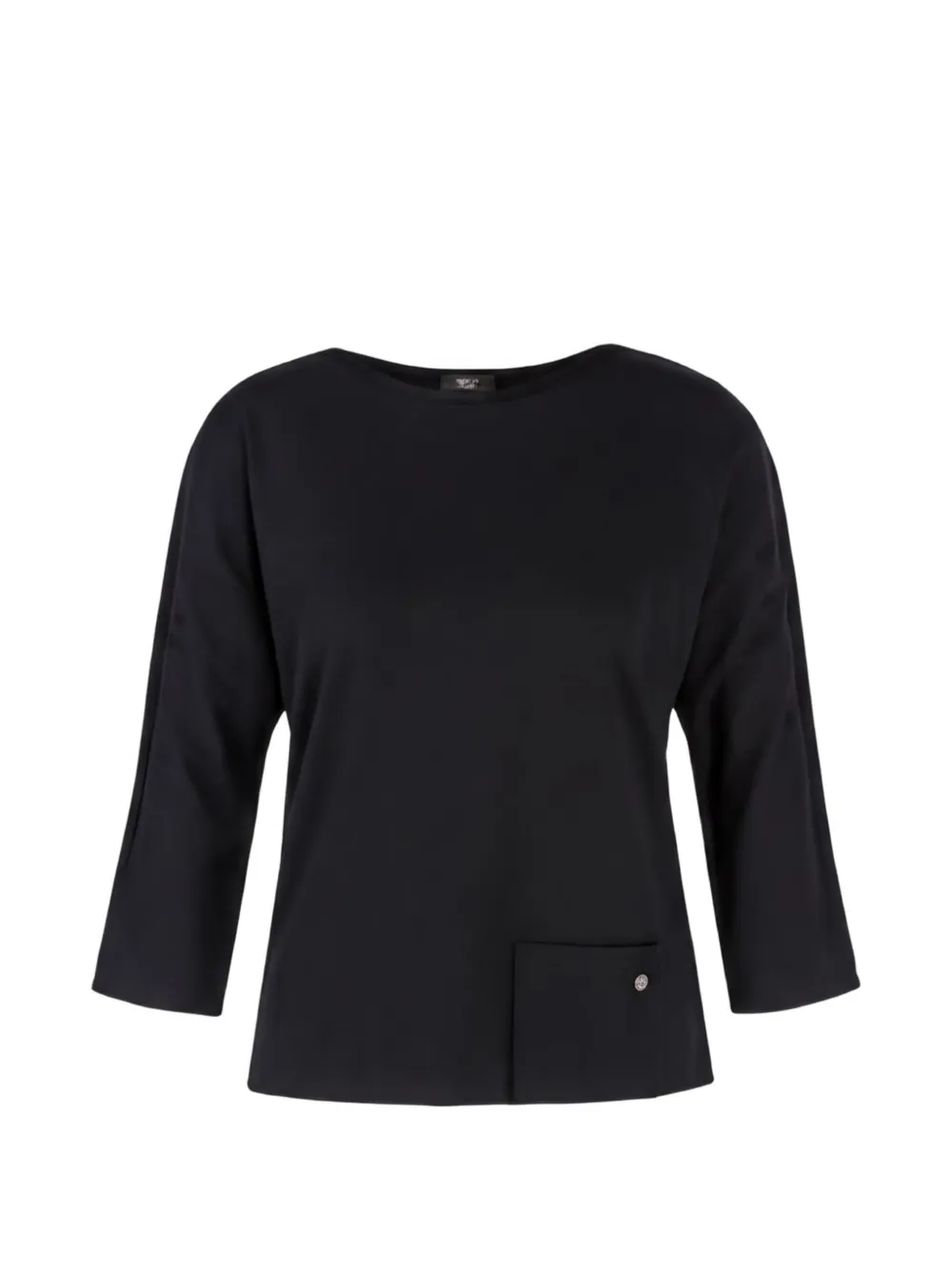 MARCCAIN patch-pocket boat-neck T-shirt