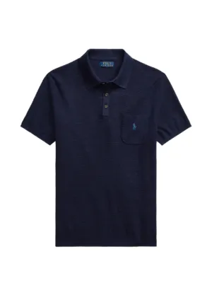 Polo Ralph Lauren zip-neck Polo Shirt | Black | FARFETCH JO