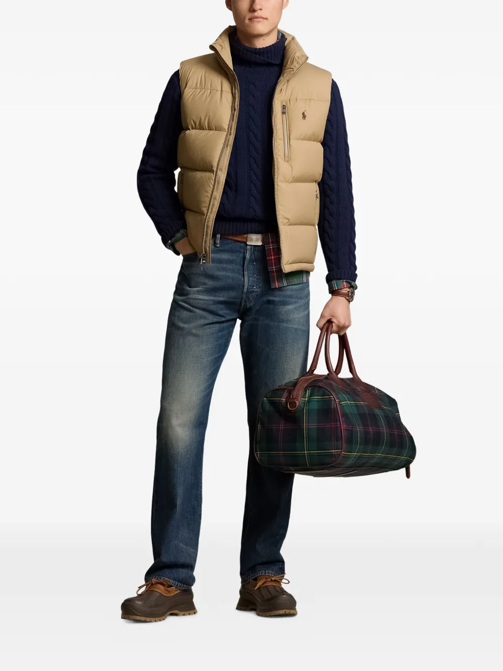 Polo Ralph Lauren Bodywarmer met ritssluiting Beige