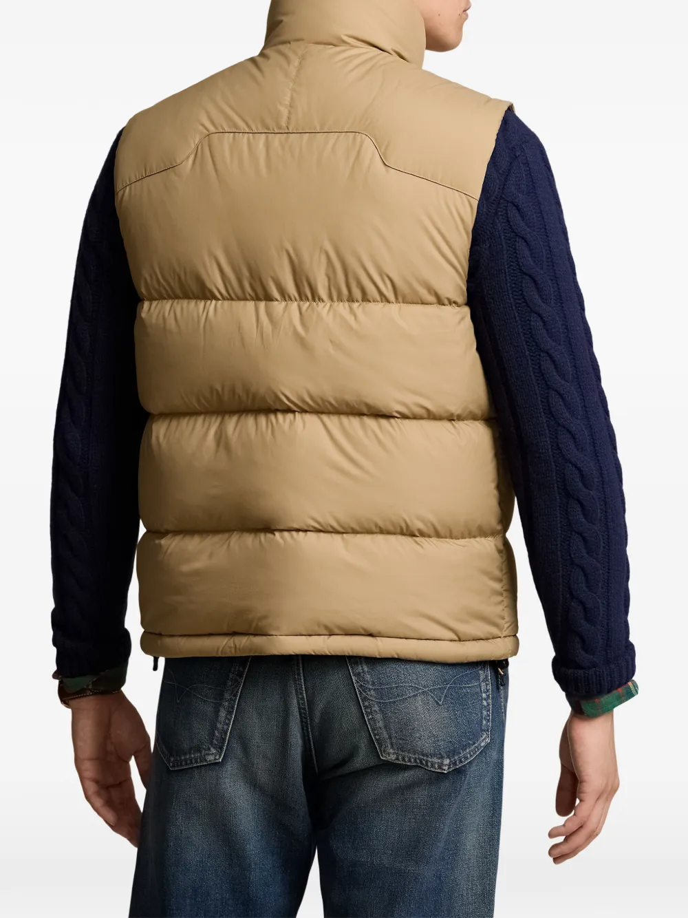 Polo Ralph Lauren Bodywarmer met ritssluiting Beige
