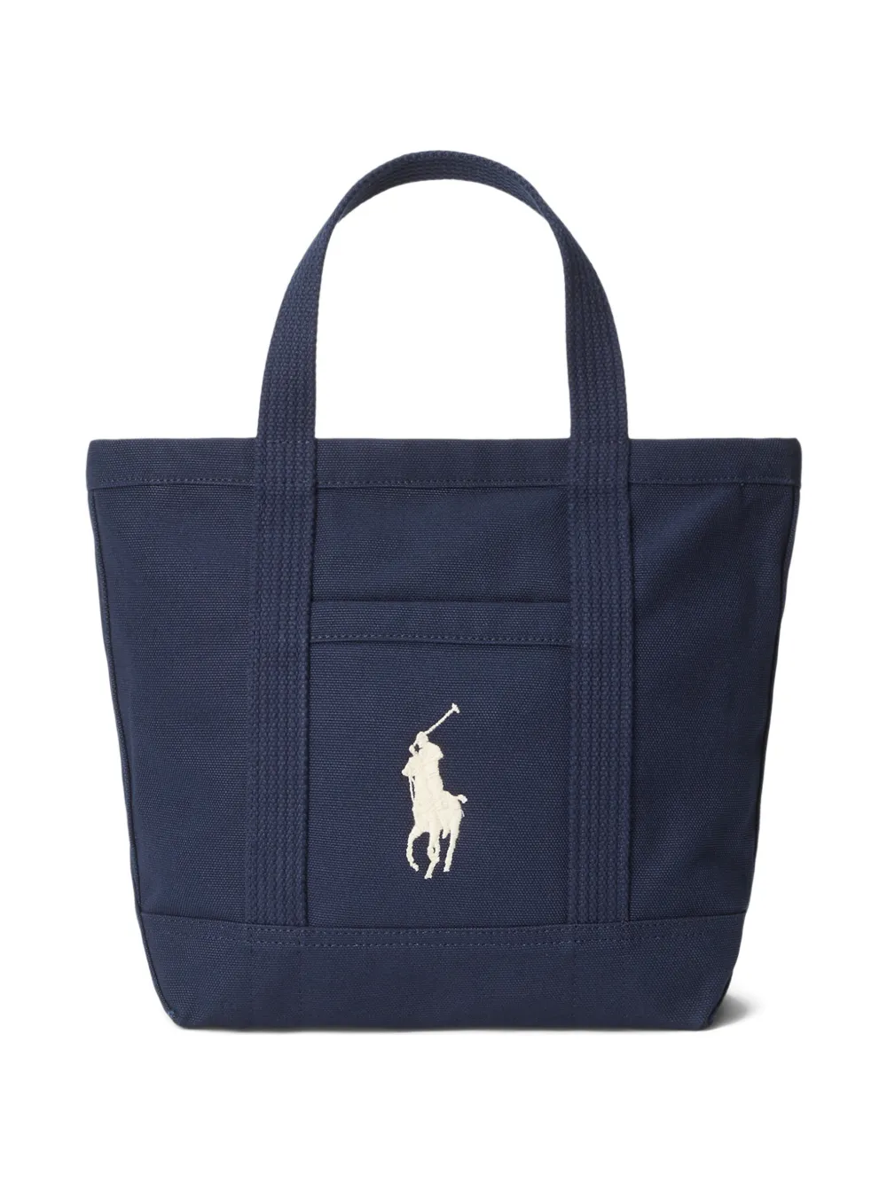 Polo Ralph Lauren embroidered-logo top-handle tote bag - Blu