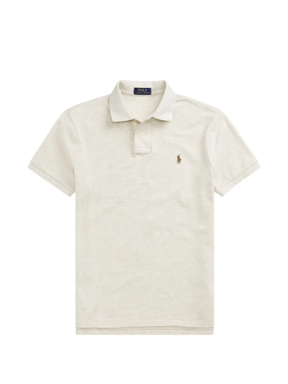 Polo Ralph Lauren logo-embroidery polo shirt - Grigio