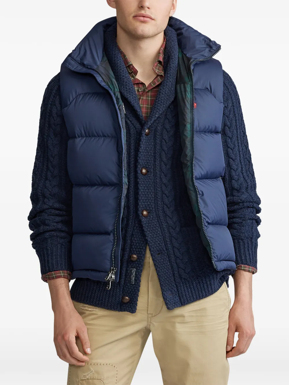 Polo Ralph Lauren Bodywarmer met rits Blauw