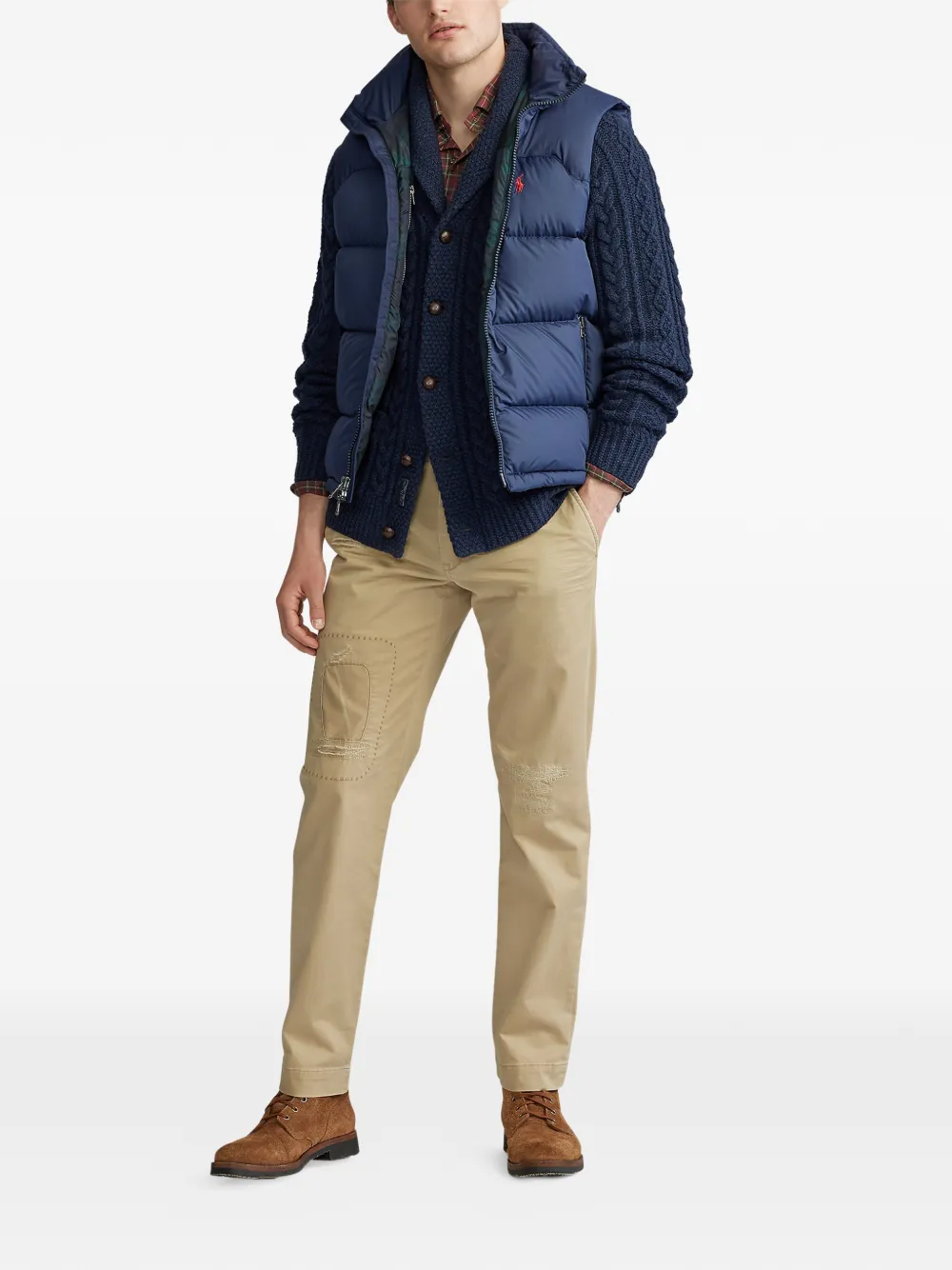 Polo Ralph Lauren Bodywarmer met rits Blauw