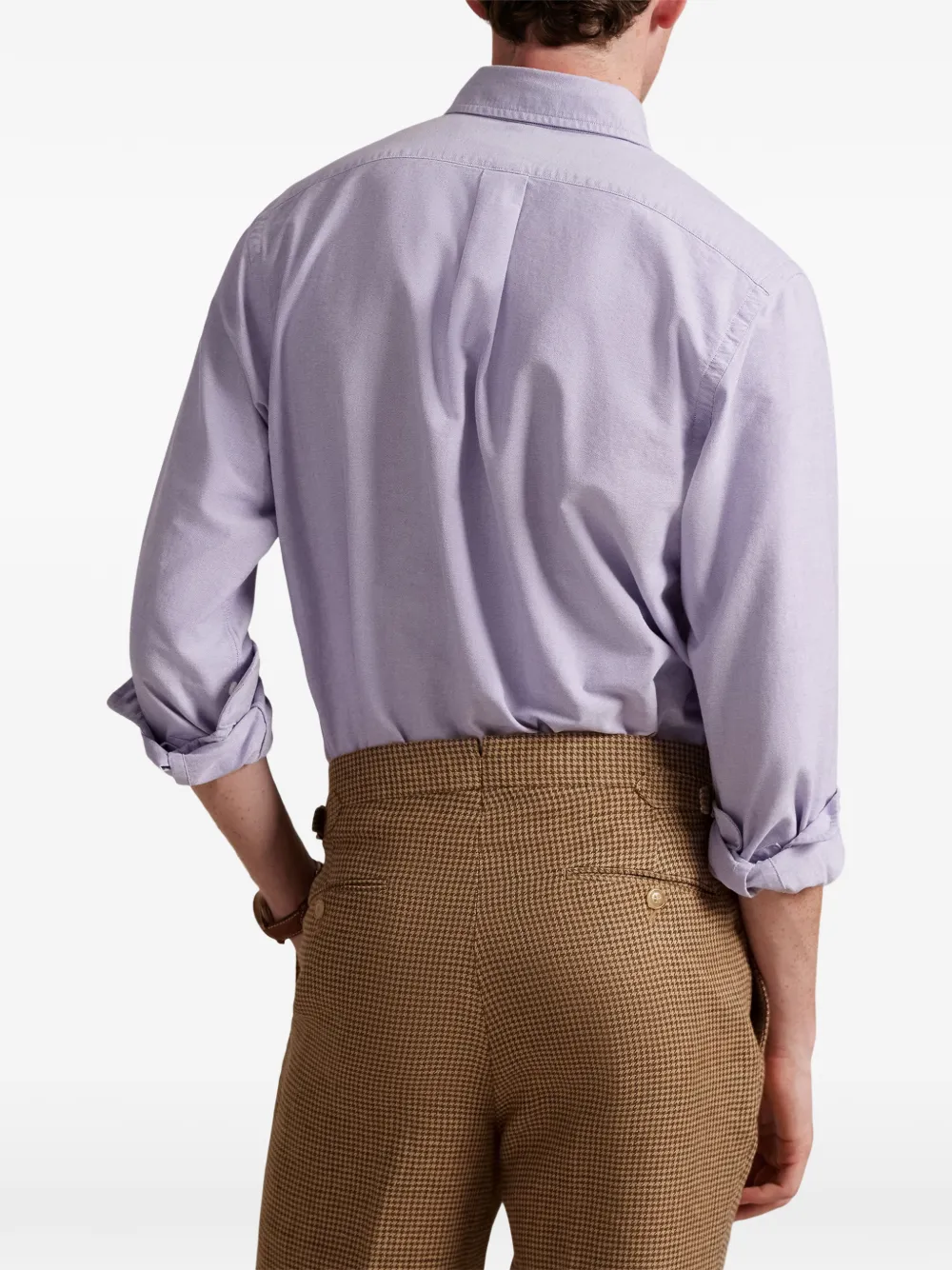 Polo Ralph Lauren Overhemd met geborduurd logo Paars