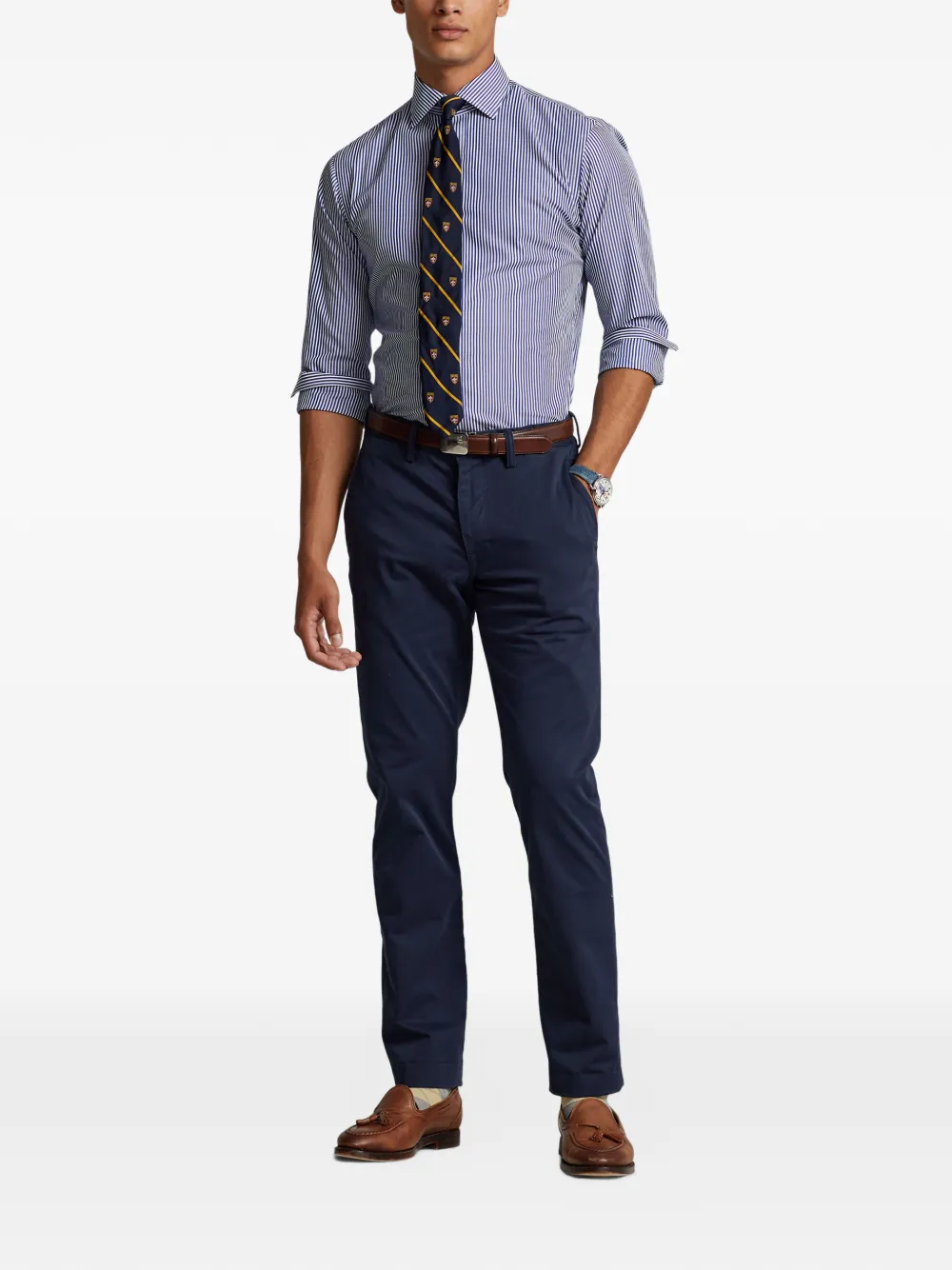 Polo Ralph Lauren Broek met knoopsluiting Blauw