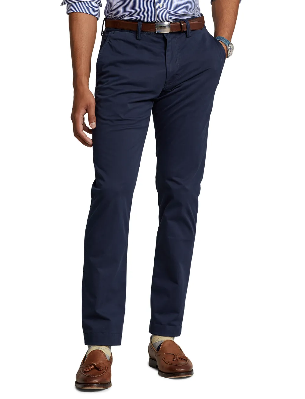 Polo Ralph Lauren Broek met knoopsluiting Blauw