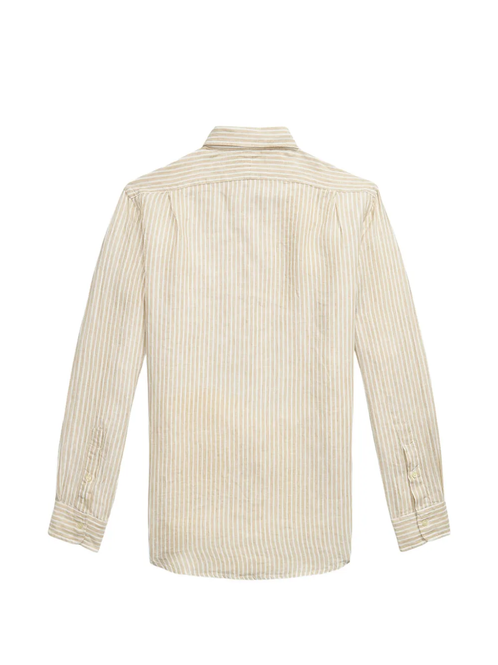 Polo Ralph Lauren Gestreept overhemd met zak Beige