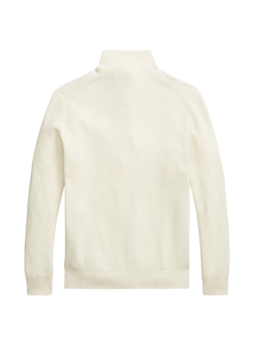 Polo Ralph Lauren Sweater met geborduurd logo en ritssluiting Wit