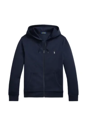 Polo Ralph Lauren ダブルニット ジップアップ パーカー | ブルー