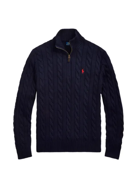 Polo Ralph Lauren cable-knit half-zip sweater