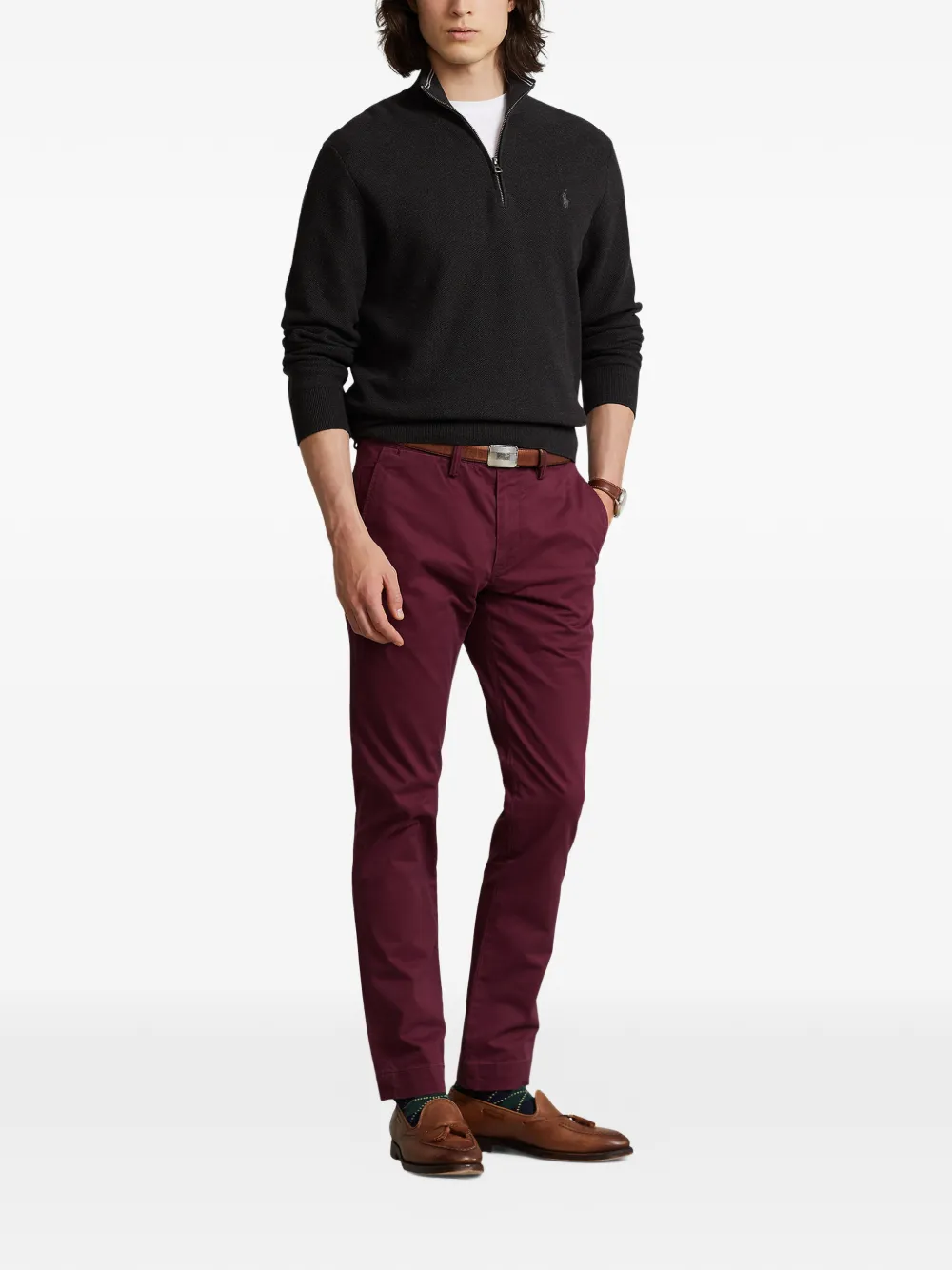 Polo Ralph Lauren Broek met toelopende pijpen Rood