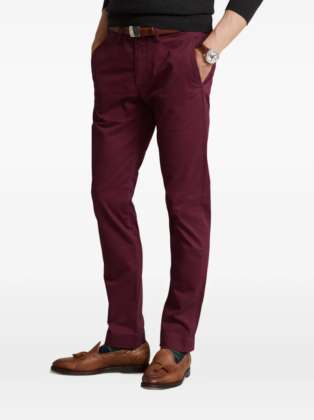 Polo Ralph Lauren Broek met toelopende pijpen Rood