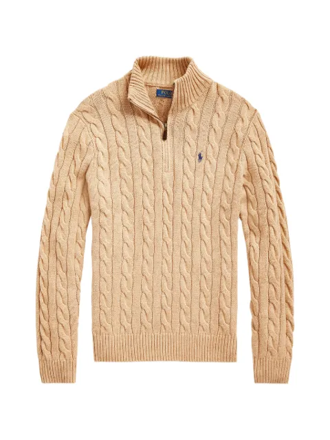 Polo Ralph Lauren cable-knit zip sweater