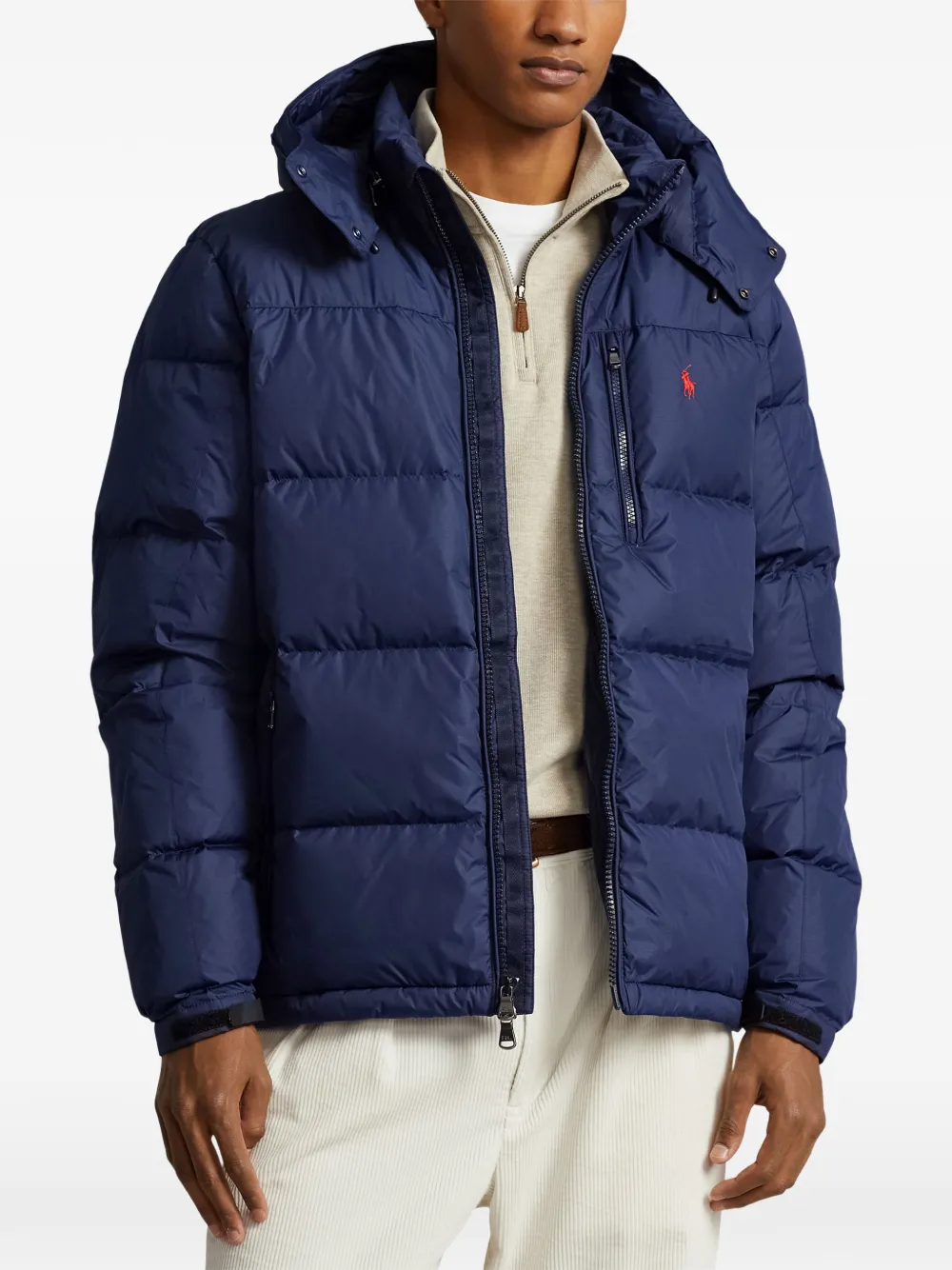 Polo Ralph Lauren Gevoerd jack met capuchon Blauw