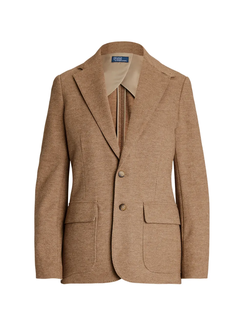 Polo Ralph Lauren herringbone-pattern blazer - Brown