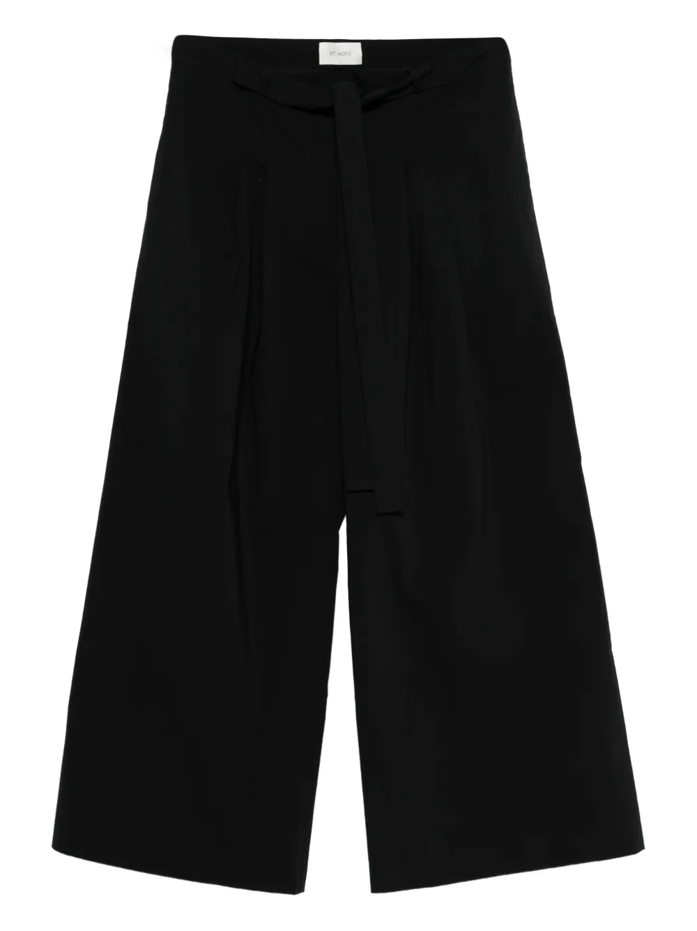 St. Agni tie-waist trousers - Nero