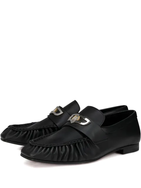 Christian Louboutin Mocallista pleated loafers