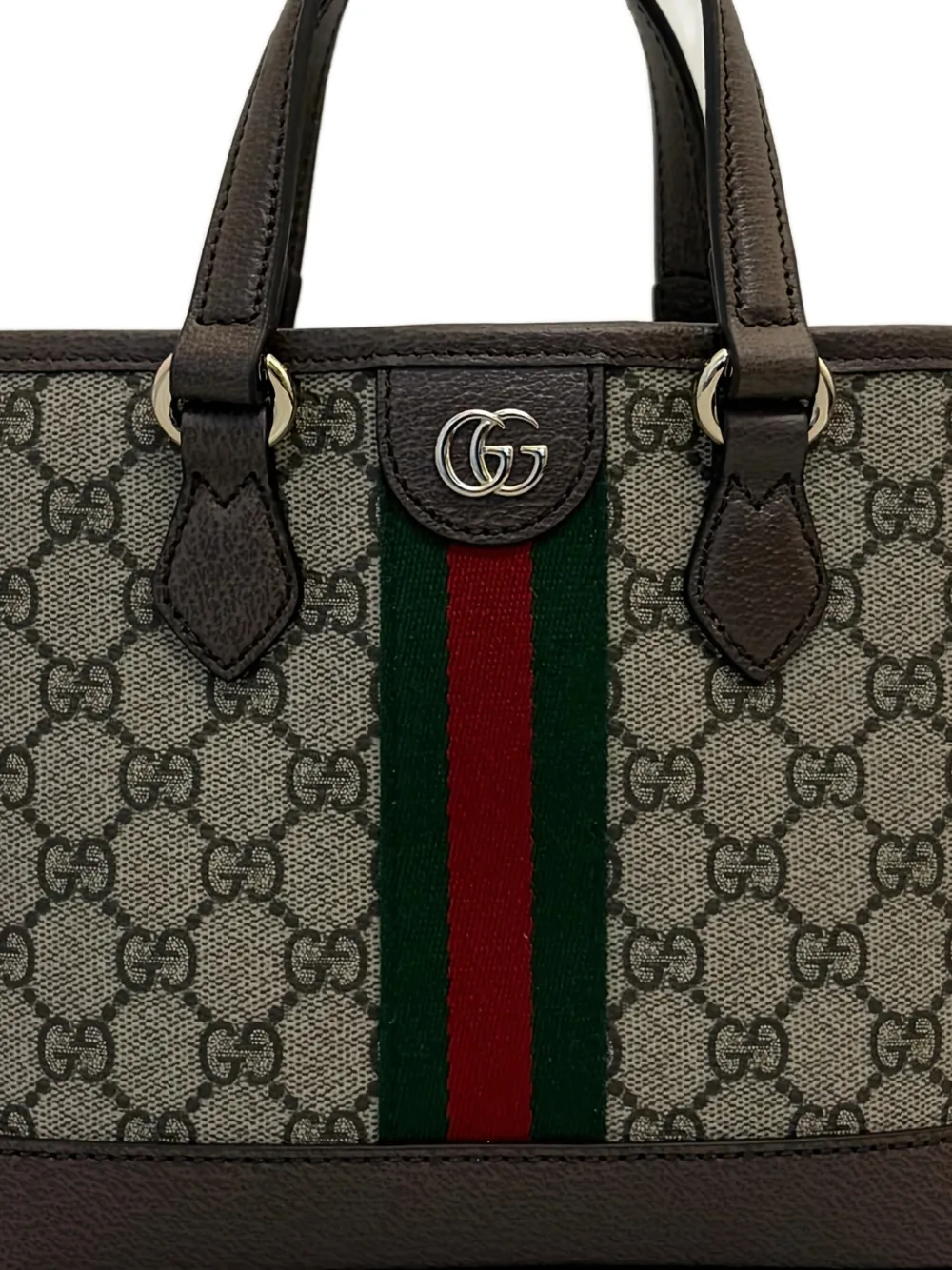  Gucci Small Ophidia Tote Bag - Neutrals 