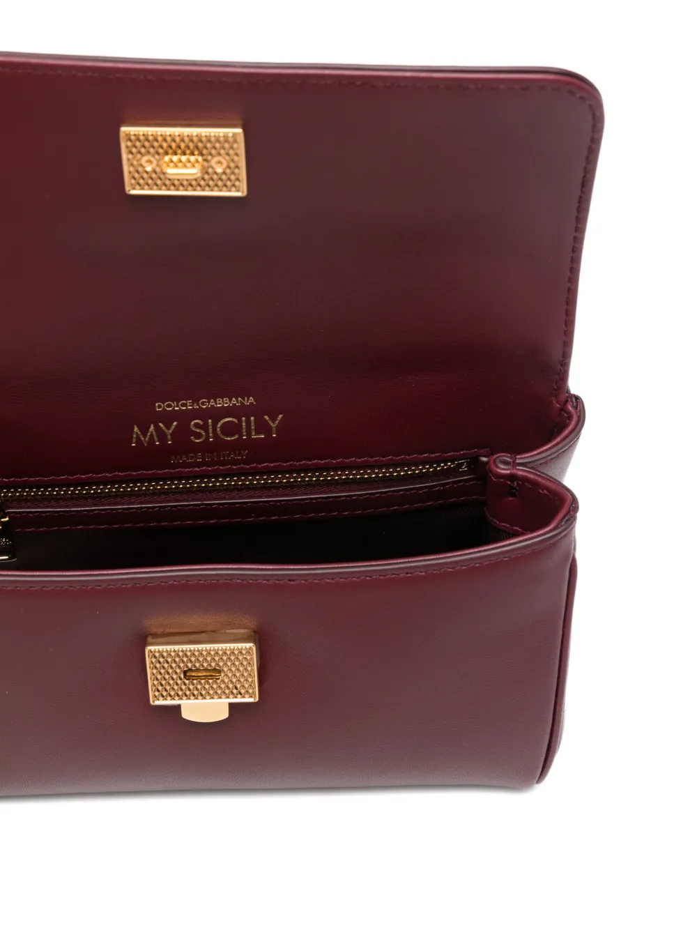 Dolce & Gabbana Shopper met plateauzool Rood