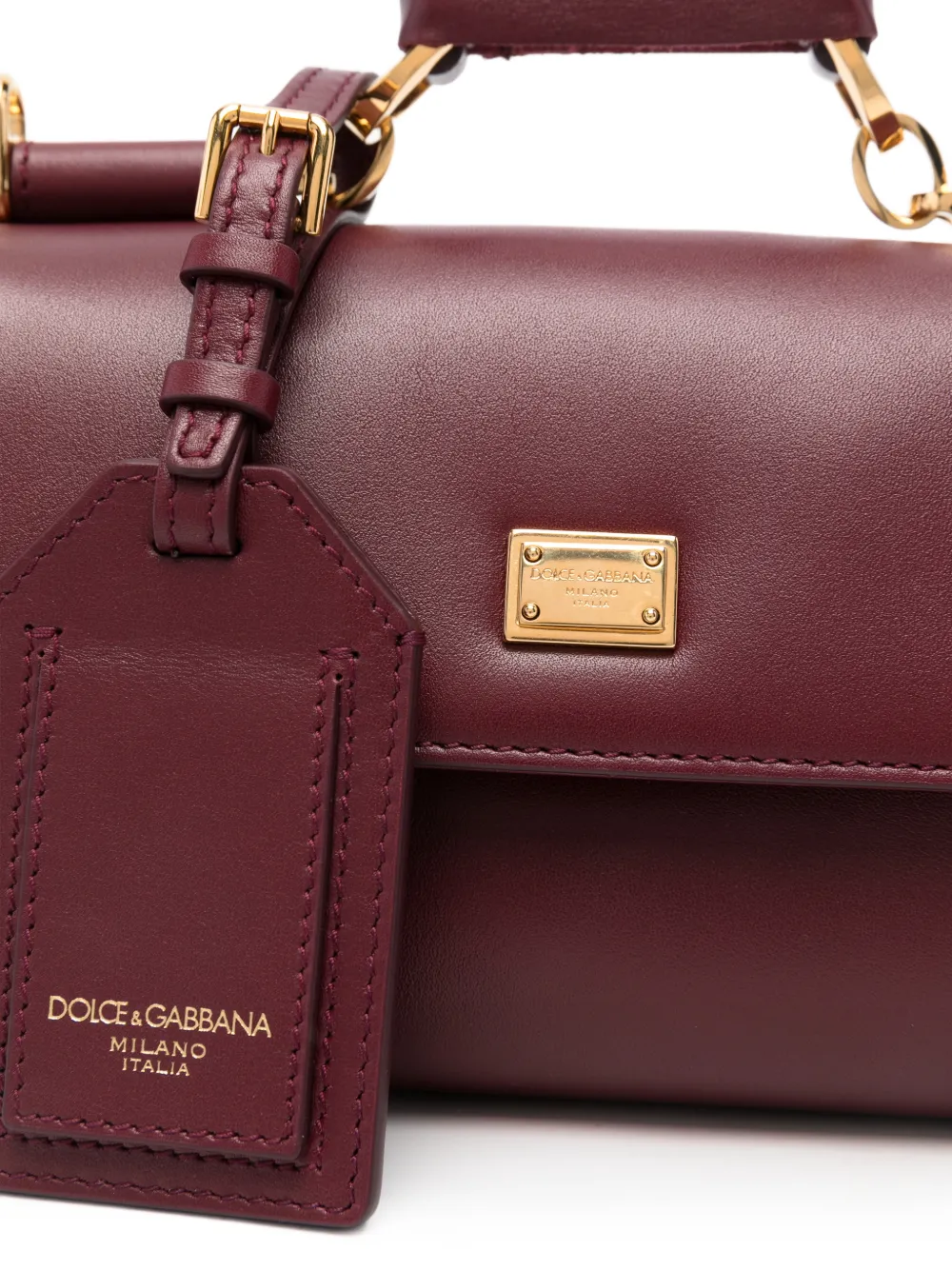 Dolce & Gabbana Shopper met plateauzool Rood