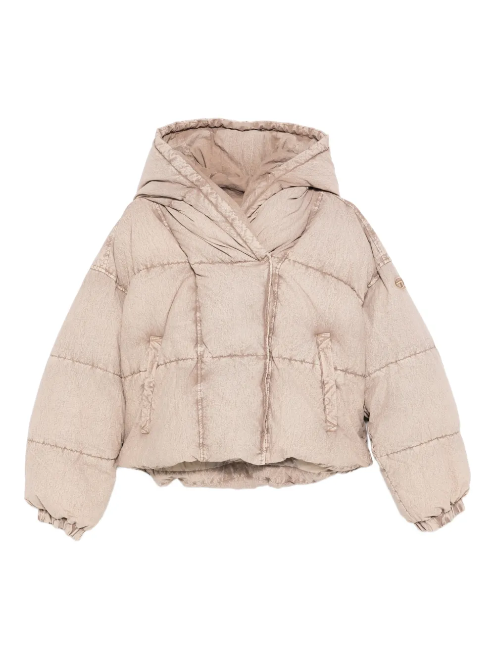 Diesel hooded padded jacket - Toni neutri