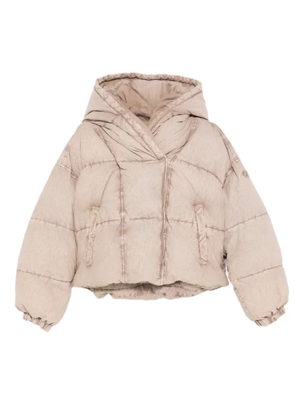 Diesel フーデッド パデッドジャケット | ニュートラル | FARFETCH JP