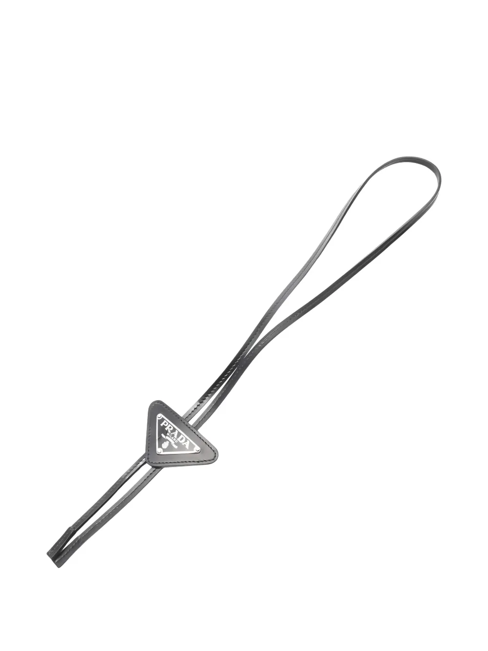 Prada Pre-Owned 2020s Bolo leather tie | Black | Image 1