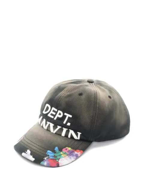 Lanvin Pre-Owned x GALLERY DEPT. 2010s embroidered-logo denim cap