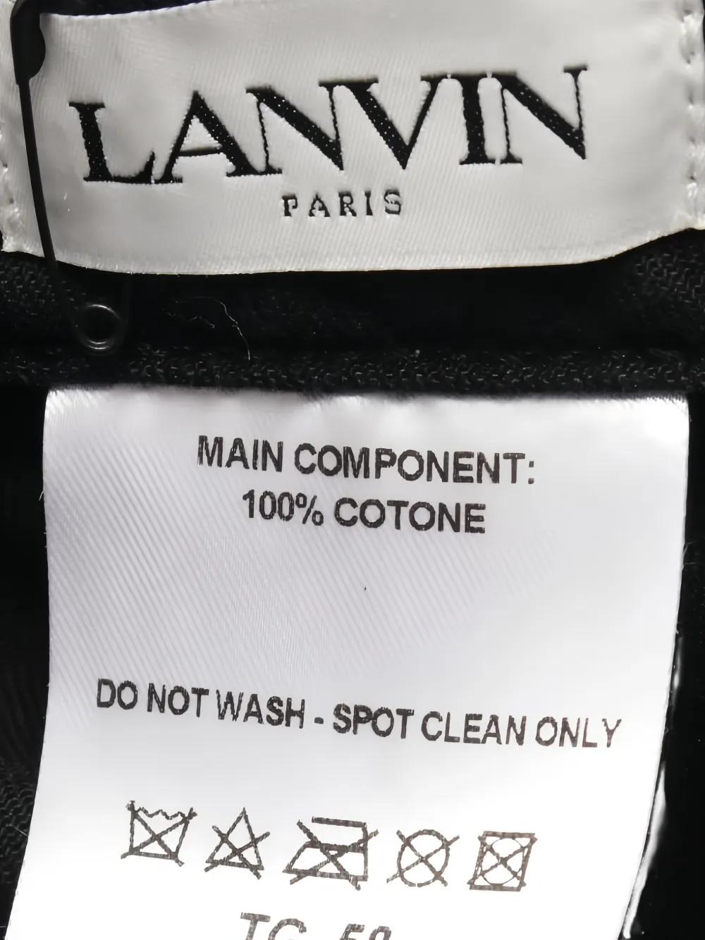 Pre-owned Lanvin X Gallery Dept. 2010s Embroidered-logo Denim Cap In Gray